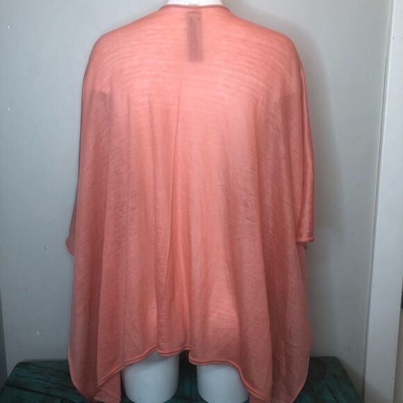 O/S Nordstrom Rack Peach Kimono Wrap - Picture 5 of 8